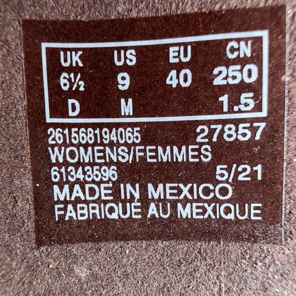 Clarks Cora Poppy Womens Cap Closed Toe Slip-On Shoe - brown - size 9 - Picture 8 of 8